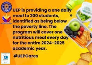 UEP Nourishes Hope: 200 Daily Meals for Students in Need